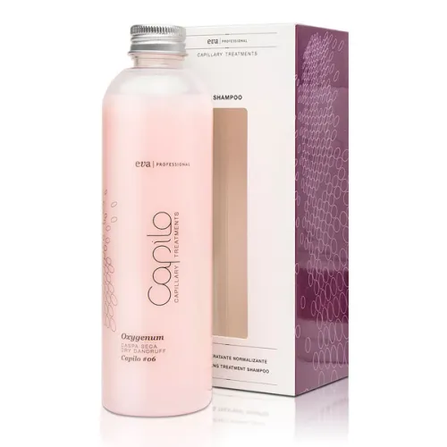 Лікувальний шампунь проти сухої лупи Eva Professional Capilo Oxygenum Shampoo #06, 250 мл.
