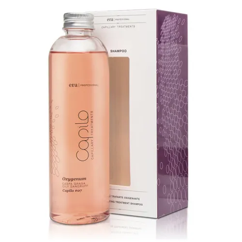 Лікувальний шампунь проти жирної лупи Eva Professional Capilo Oxygenum Shampoo #07, 250 мл.