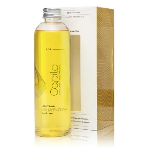 Лікувальний шампунь проти випадіння волосся та жирної лупи Eva Professional Capilo Vitalikum Shampoo #05, 250 мл.