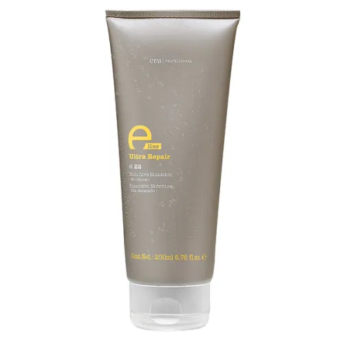 Зволожуючий крем-кондиціонер для пошкодженого волосся Eva Professional E-line @22 Nutritive Emulsion, 200 мл.