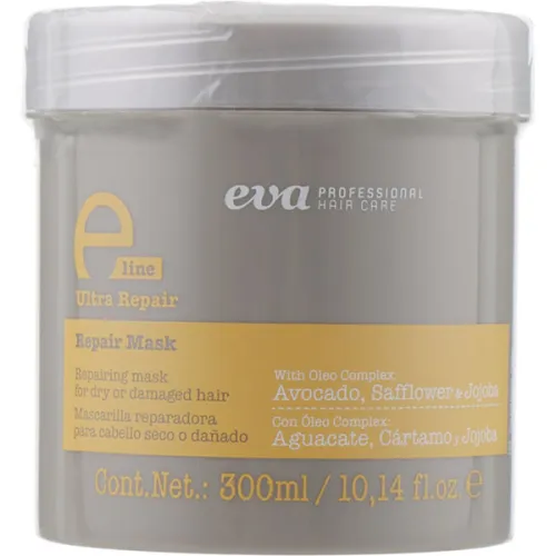 Відновлююча маска для сухого та пошкодженого волосся Eva Professional E-line Repair Mask, 300 мл.