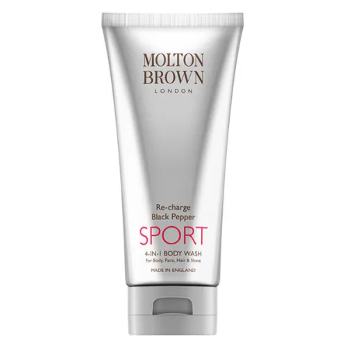 Багатоцільовий миючий засіб для чоловіків 4в1 Molton Brown Re-charge Black Pepper Sport 4-in-1 Body Wash, 200 мл.