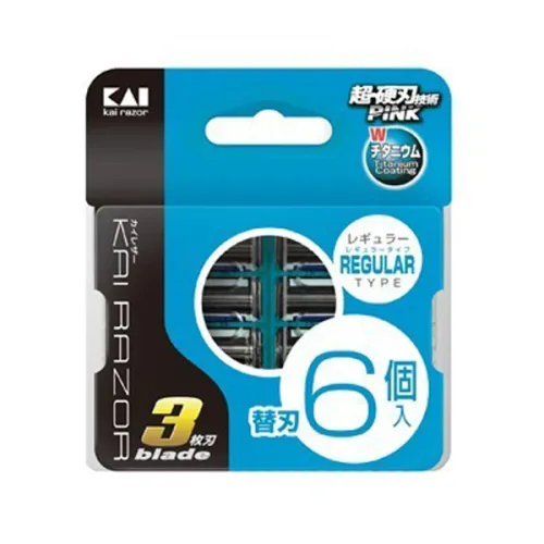Змінні леза для безпечної чоловічої бритви KAI Razor Regular Blade