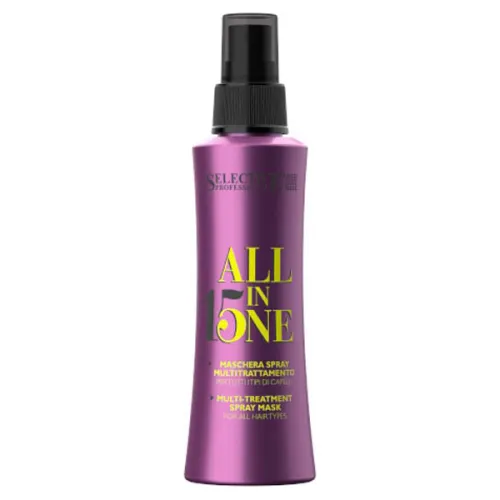 Маска-спрей 15в1 для всех типов волос Selective Professional All In One Spray, 150 мл.