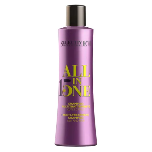Шампунь 15в1 для всех типов волос Selective Professional All In One Shampoo, 250 мл.