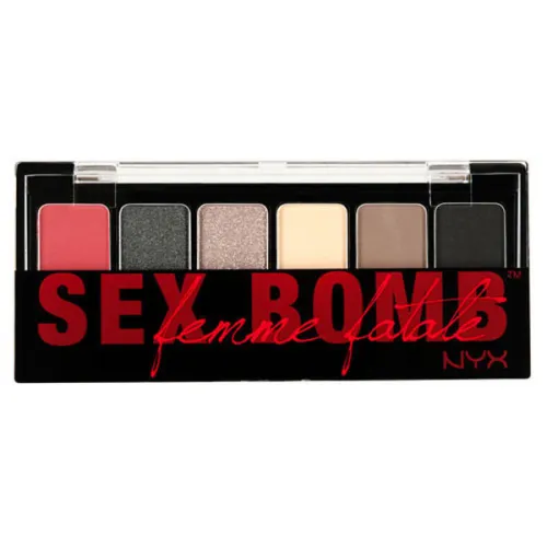 Палетка тіней NYX Sex Bomb Shadow Palette, 6 г.