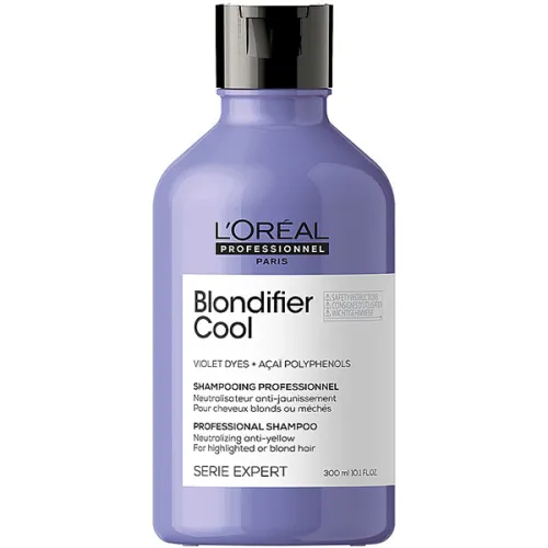 Шампунь для нейтрализации желтых оттенков волос цвета блонд L’Oreal Professionnel Serie Expert Blondifier Cool Professional