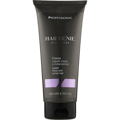 Крем для кучерявого та неслухняного волосся Professional Hairgenie Silky Liss Cream Frizzy & Unruly Hair, 200 мл.