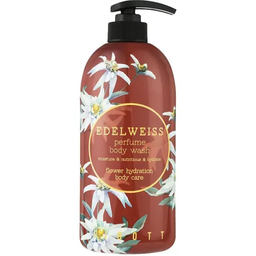 Парфюмированный гель для душа «эдельвейс» Jigott Edelweiss Perfume Body Wash, 750 мл.
