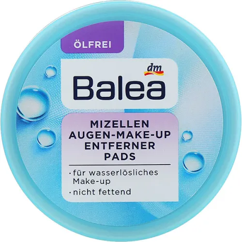 Міцелярні пади для зняття макіяжу без олії Balea Micellar Make-up Remover Pads Oil-Free
