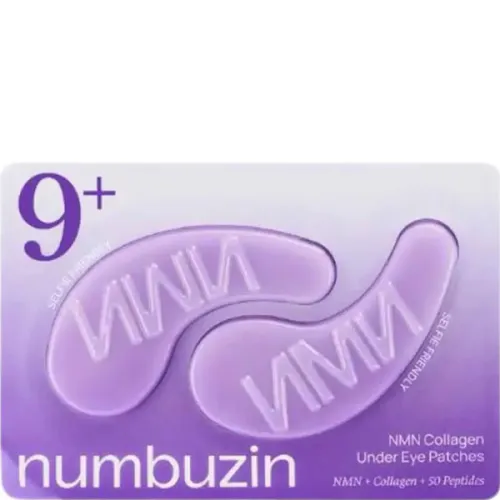 Лифтинг-патчи под глаза Numbuzin No.9 NAD+ Collagen Under Eye Patches с коллагеном и пептидами