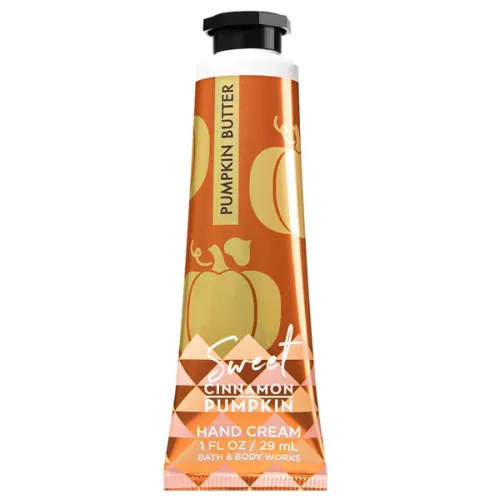 Крем для рук «гарбуз та кориця» Bath and Body Works Hand Cream Sweet Cinnamon Pumpkin, 29 мл.