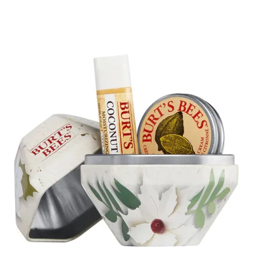 Набір крем для кутикули та бальзам для губ «кокос та груша» Burt’s Bees Multi 2-Pack Holiday Coconut & Pear