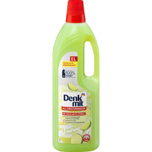 Универсальный очиститель для пола Denkmit All-Purpose Cleaner Magic Lime, 1000 мл.