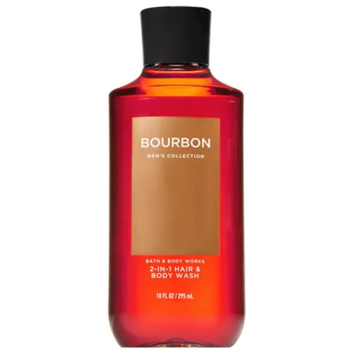 Шампунь для волосся та гель для душу 2в1 «бурштин та дуб» Bath and Body Works 2-in-1 Hair & Body Wash Bourbon, 295 мл.