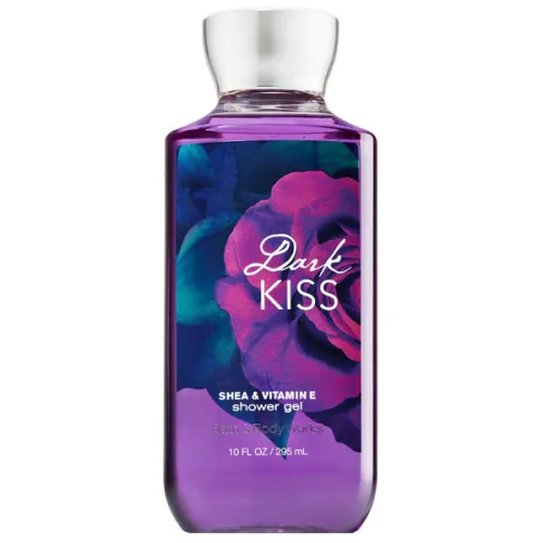Гель для душа «малина и роза» Bath and Body Works Shower Gel Dark Kiss, 295 мл.