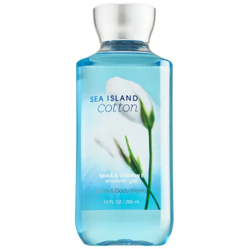 Гель для душа «хлопок» Bath and Body Works Shower Gel Sea Island Cotton, 295 мл.