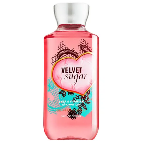 Гель для душа «слива и жасмин» Bath and Body Works Shower Gel Velvet Sugar, 295 мл.