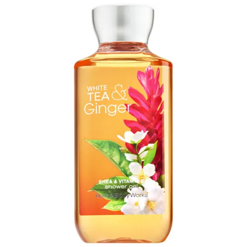 Гель для душа «бергамот и имбирь» Bath and Body Works Shower Gel White Tea Ginger, 295 мл.