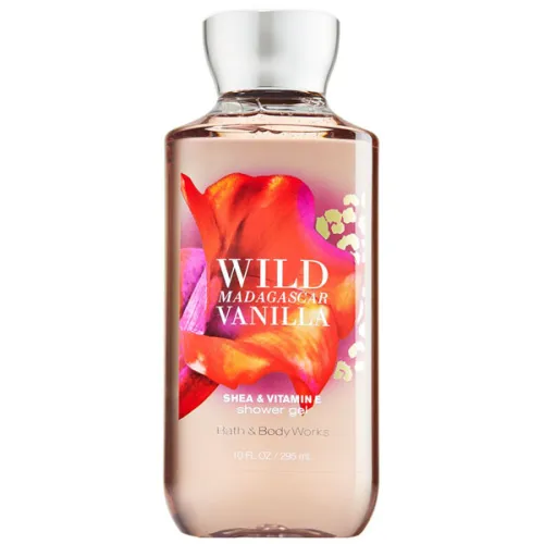 Гель для душа «ваниль и сандал» Bath and Body Works Shower Gel Wild Madagascar Vanilla, 295 мл.