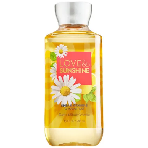 Гель для душа «лимон и клубника» Bath and Body Works Shower Gel Love & Sunshine, 295 мл.