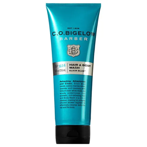 Чоловічий очищувальний засіб для волосся та тіла C.O. Bigelow C.O Bigelow Elixir Blue Hair & Body Wash, 236 мл.