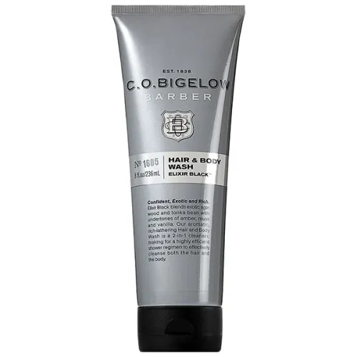 Чоловічий очищувальний засіб для волосся та тіла C.O. Bigelow C.O Bigelow Elixir Black Hair & Body Wash, 236 мл.