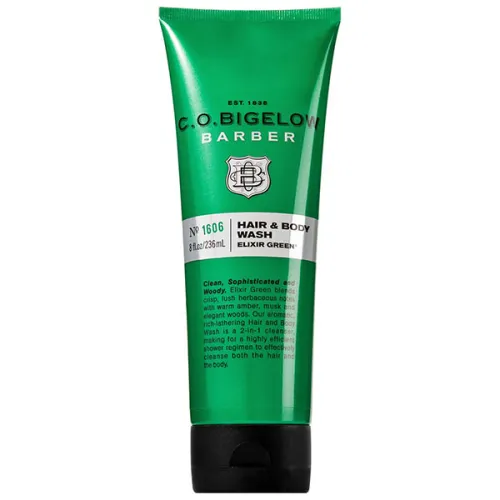 Чоловічий очищувальний засіб для волосся та тіла C.O. Bigelow C.O Bigelow Elixir Green Hair & Body Wash, 236 мл.