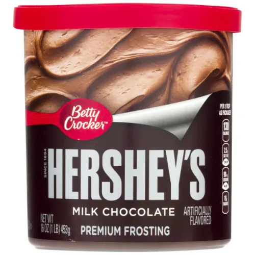 Молочный шоколад без глютена Hershey’s Betty Crocker Gluten Free Frosting Milk Chocolate, 453 г.