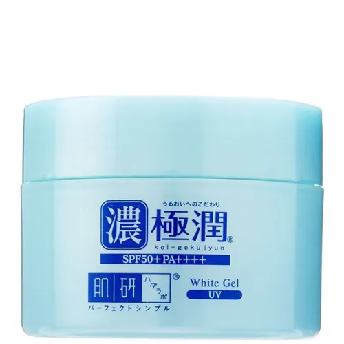 Сонцезахисний гіалуроновий гель для обличчя Hada Labo Koi-Gokujyun UV White Gel SPF50, 90 г.