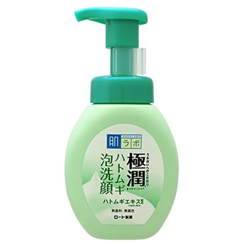 Лікувальна пінка для проблемної шкіри Hada Labo Gokujyun Hatomugi Foaming Face Wash, 160 мл.