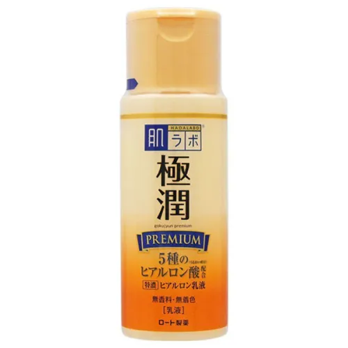 Премиум гиалуроновое молочко для лица Hada Labo Gokujyun Premium Hyaluronic Acid Milk, 140 мл.