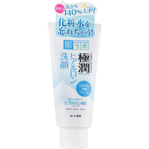 Гиалуроновая пенка для умывания лица Hada Labo Gokujyun Face Wash, 100 г.