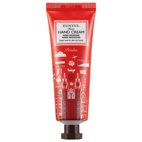Крем для рук Eunyul Rose Hand Cream із екстрактом троянди «Прага», 50 г.