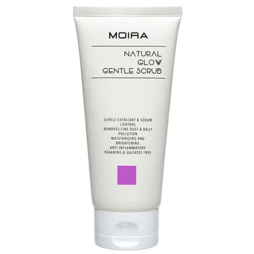 Отшелушивающий скраб для лица Moira Natural Glow Gentle Scrub, 130 мл.
