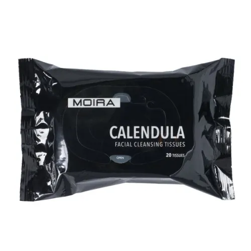 Очищувальні серветки для обличчя Moira Calendula Facial Cleansing Tissues