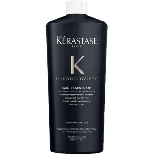 Восстанавливающий шампунь-ванна для волос Kerastase Chronologiste Youth Revitalizing Shampoo, 1000 мл.