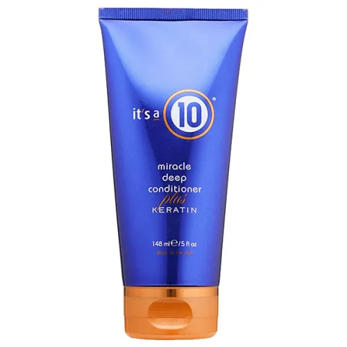 Кондиционер для выпрямления волос It’s a 10 Miracle Deep Conditioner Plus Keratin с кератином, 148 мл.