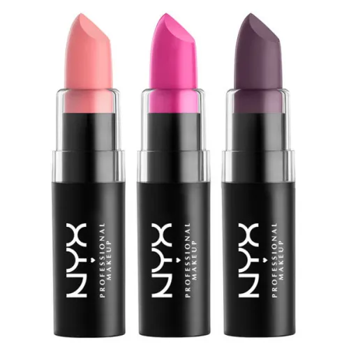 Набор матовых помад для губ NYX Matte Lipstick Set 5, 3 шт. х 4.5 г.