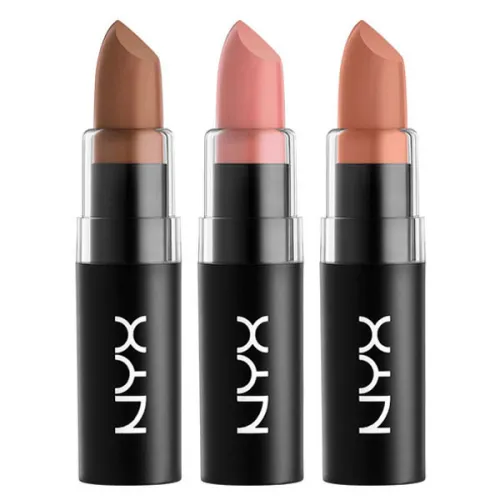 Набор матовых помад для губ NYX Matte Lipstick Set 6, 3 шт. х 4.5 г.