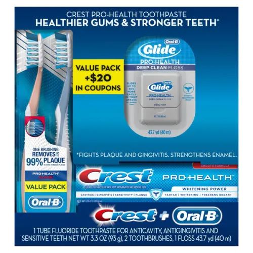 Набор для ухода за полостью рта Crest and Oral-B Pro-Health Value Pack