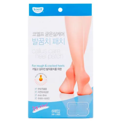 Патчі для догляду за огрубілою шкірою п’ят Koelf Callus Care Heel Patch