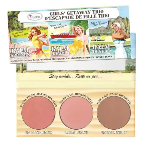 Палитра румян theBalm Girls Getaway Trio, 6.39 г.