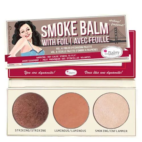 Палетка тіней для повік theBalm Smoke Balm Vol. 4 Foiled Eyeshadow Palette, 7.2 г.