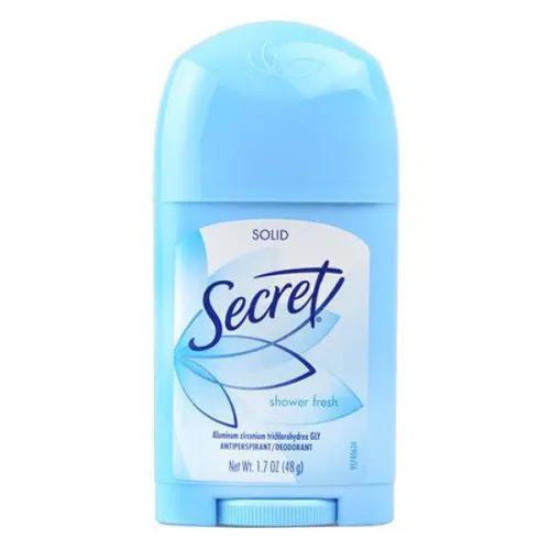 Кремовий дезодорант-антиперспірант «свіжий потік» Secret Shower Fresh Invisible Solid Antiperspirant, 14 г.