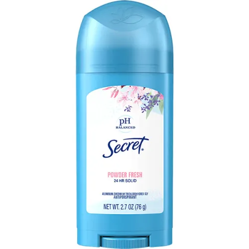 Кремовий дезодорант-антиперспірант «лавина свіжості» Secret Powder Fresh 24 HR Solid Antiperspirant, 76 г.
