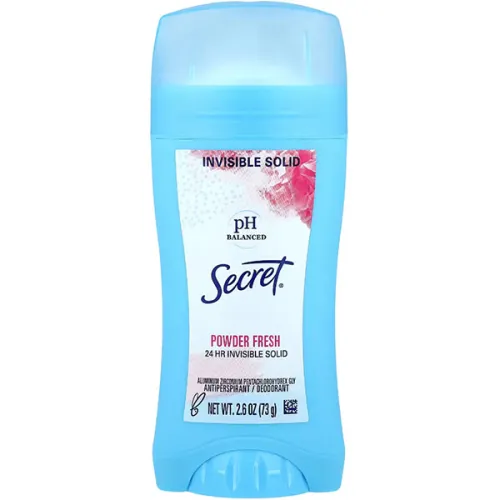Кремовий дезодорант-антиперспірант «лавина свіжості» Secret PH Balanced Powder Fresh Invisible Solid Antiperspirant, 73 г.