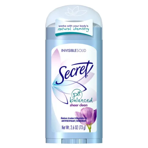 Кремовий дезодорант-антиперспірант «абсолютна чистота» Secret PH Balanced Sheer Clean Invisible Solid Antiperspirant, 73 г.