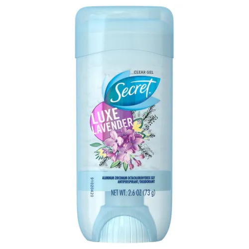 Гелевий дезодорант-антиперспірант «лаванда» Secret Luxe Lavender Clear Gel Antiperspirant, 73 г.
