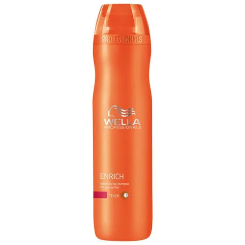 Шампунь для зволоження жорсткого волосся Wella Professionals Enrich Moisturizing Shampoo Coarse, 250 мл.